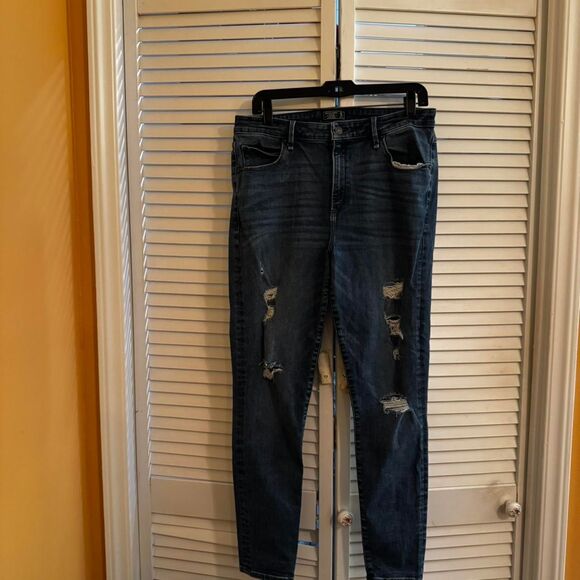 Abercrombie & Fitch Denim - Abercrombie-fitch Women's Blue and Navy Jeans